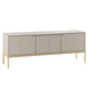 Meuble TV 3 portes 151 cm Daria Cachemire