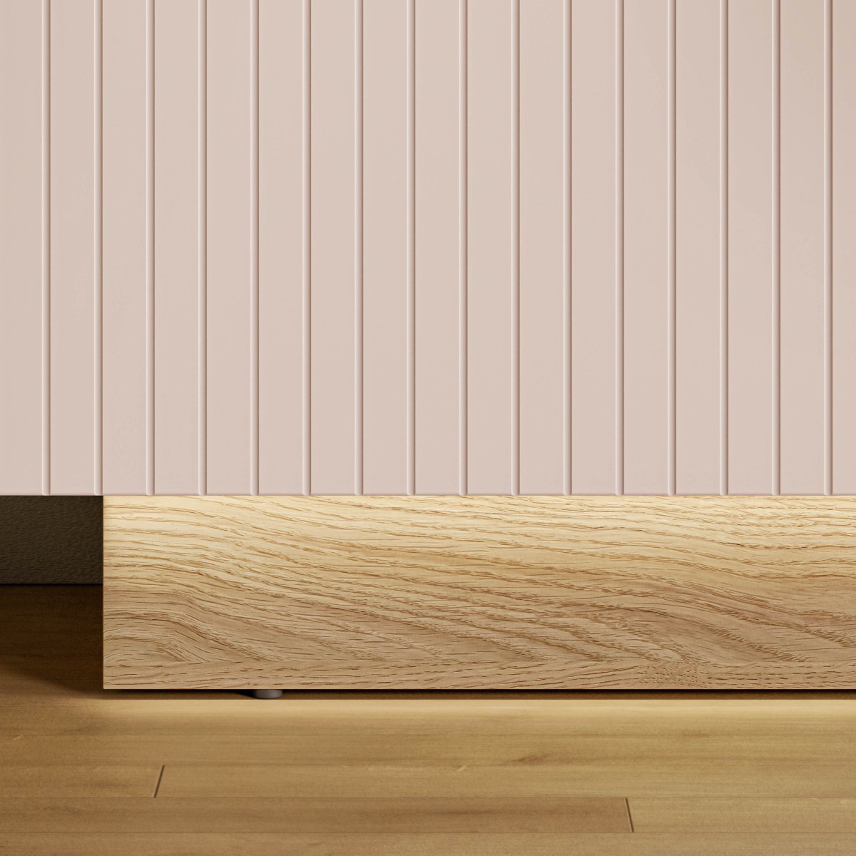 Meuble TV 3 portes 160 cm Elyès Cachemire et Bois - vue 7