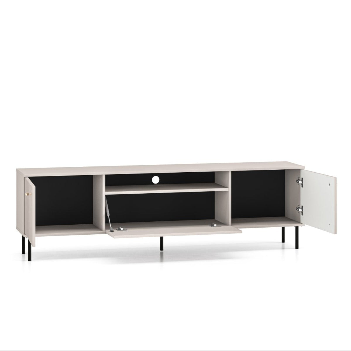 Meuble TV 3 portes 180 cm Nova Cachemire - vue 3