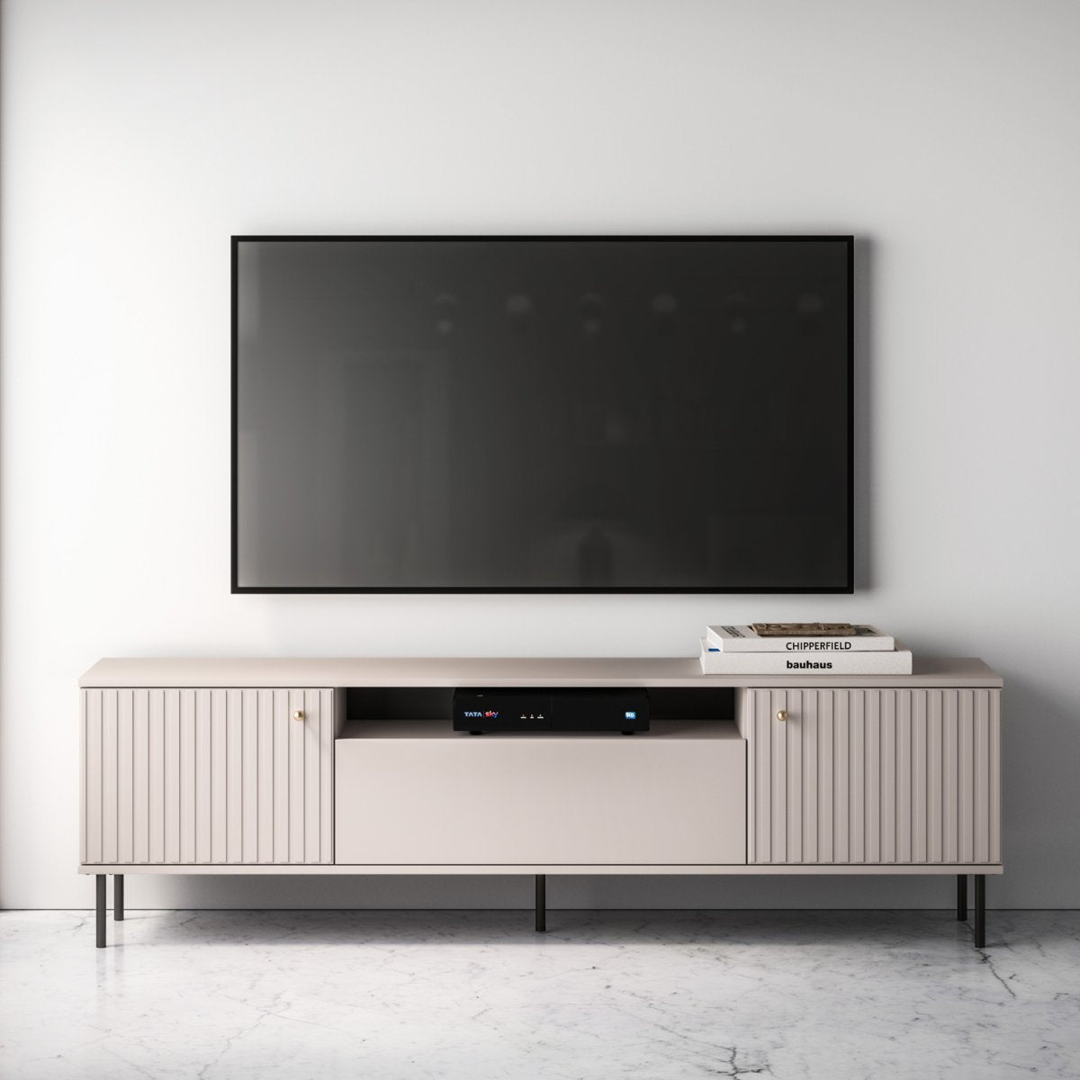 Meuble TV 3 portes 180 cm Nova Cachemire - vue 2