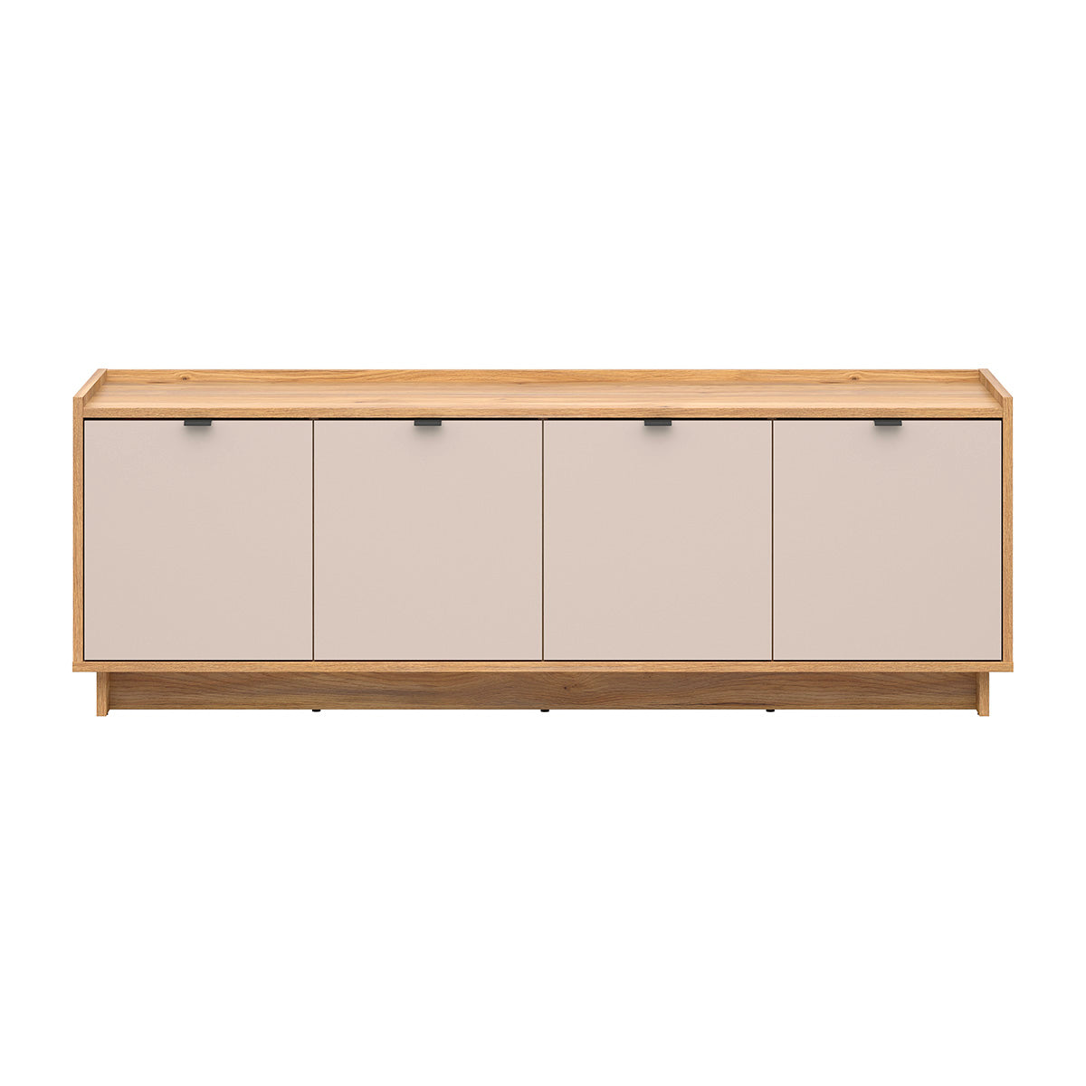 Meuble TV 4 portes 173cm Donna Cachemire et Bois - vue 2