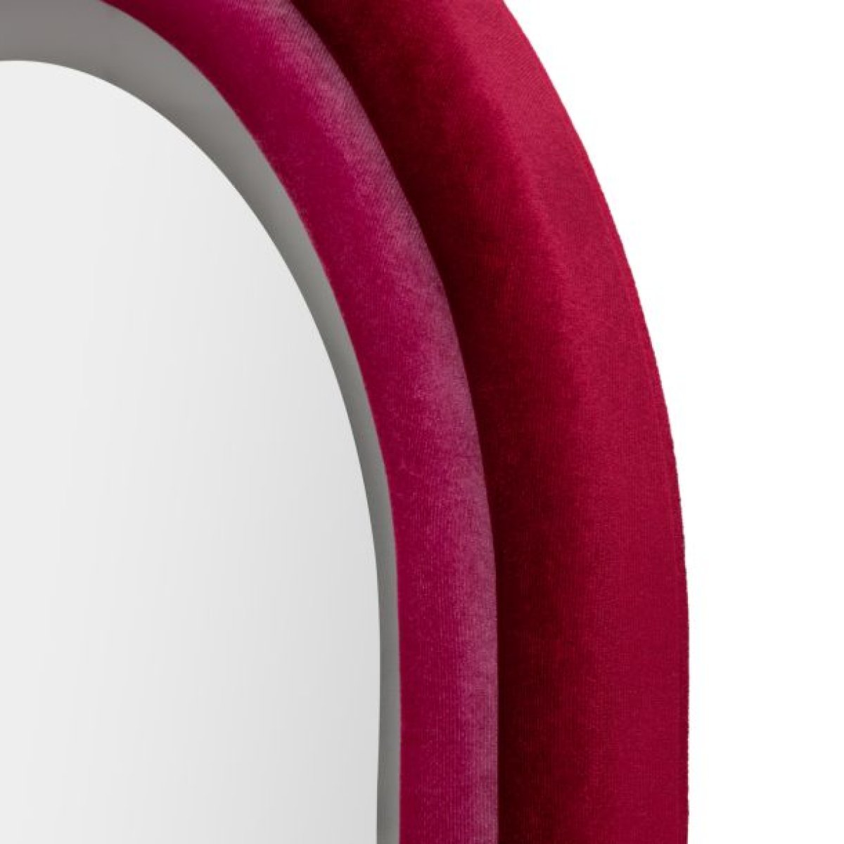 Miroir mural arqué 60x160 cm LED inclus Sabrina Velours Rose - vue 4