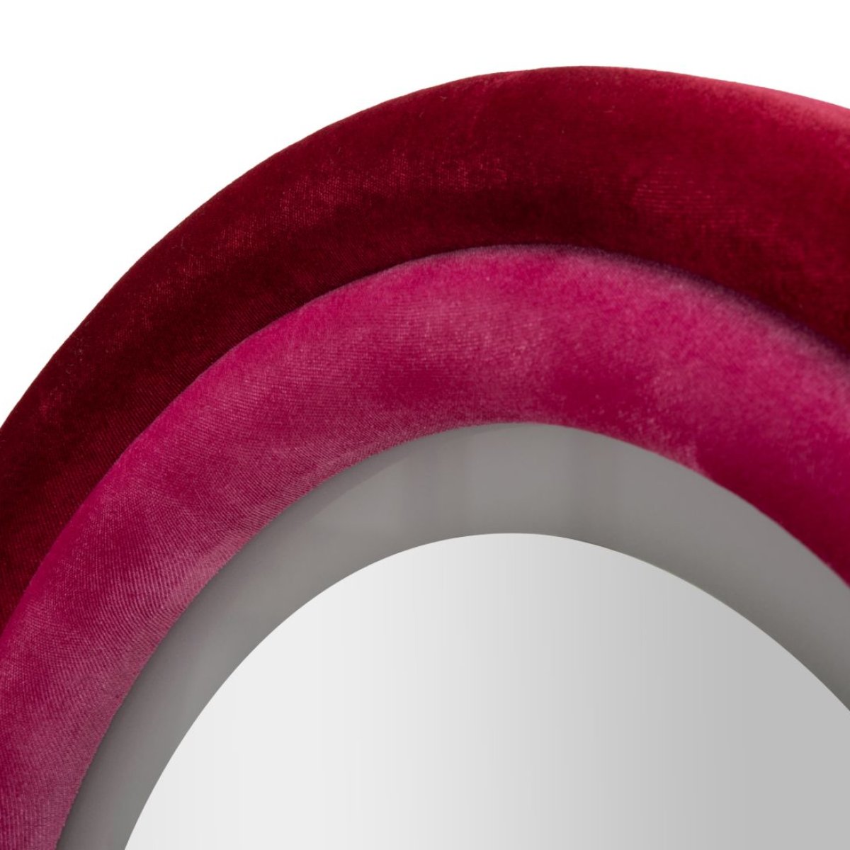 Miroir mural arqué 60x160 cm LED inclus Sabrina Velours Rose - vue 5