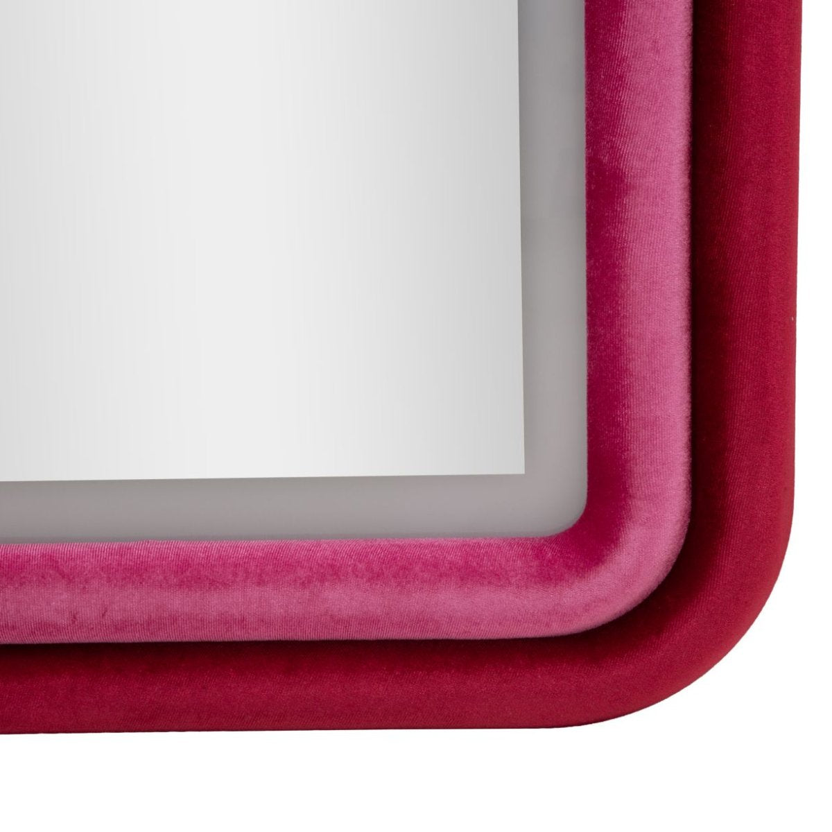 Miroir mural arqué 60x160 cm LED inclus Sabrina Velours Rose - vue 6