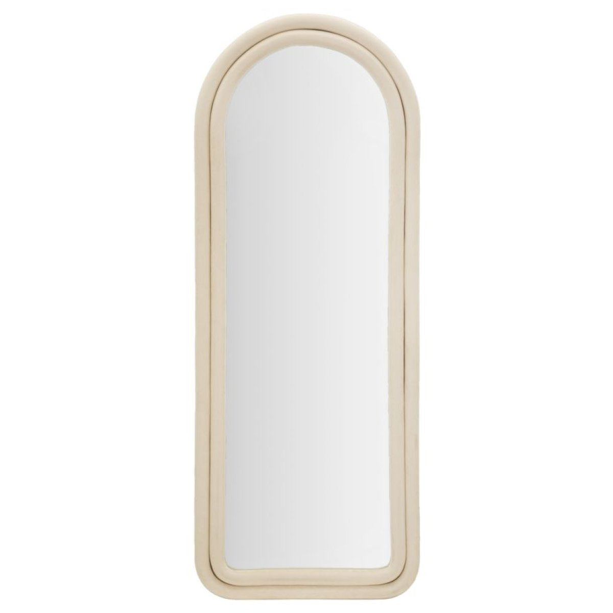 Miroir mural arqué 60x160 cm Sabrina Velours Crème - vue 2
