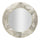 Miroir mural arrondi 104 cm martelé Cosmo Argenté