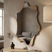 Miroir mural étoile 80cm Luddie Bois