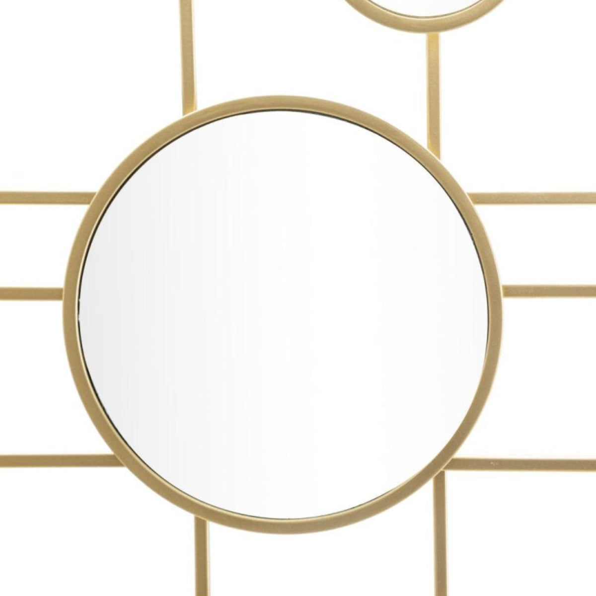 Miroir mural multi-miroirs 117x61 cm Elda Doré - vue 3
