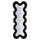 Miroir mural ondulé 60x160 cm Alex Velours Noir