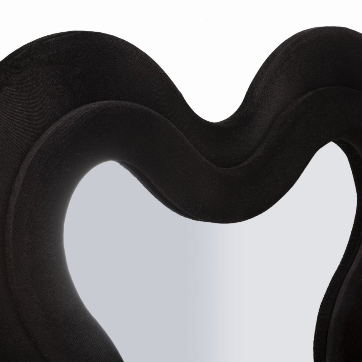 Miroir mural ondulé 60x160 cm Alex Velours Noir - vue 4
