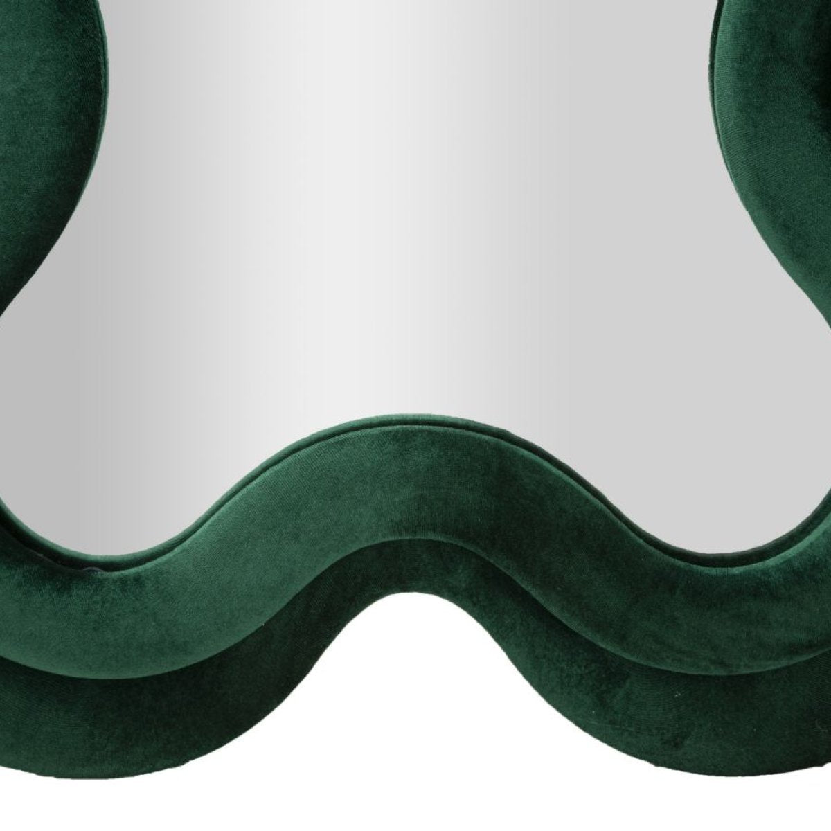 Miroir mural ondulé 60x160 cm Alex Velours Vert - vue 6