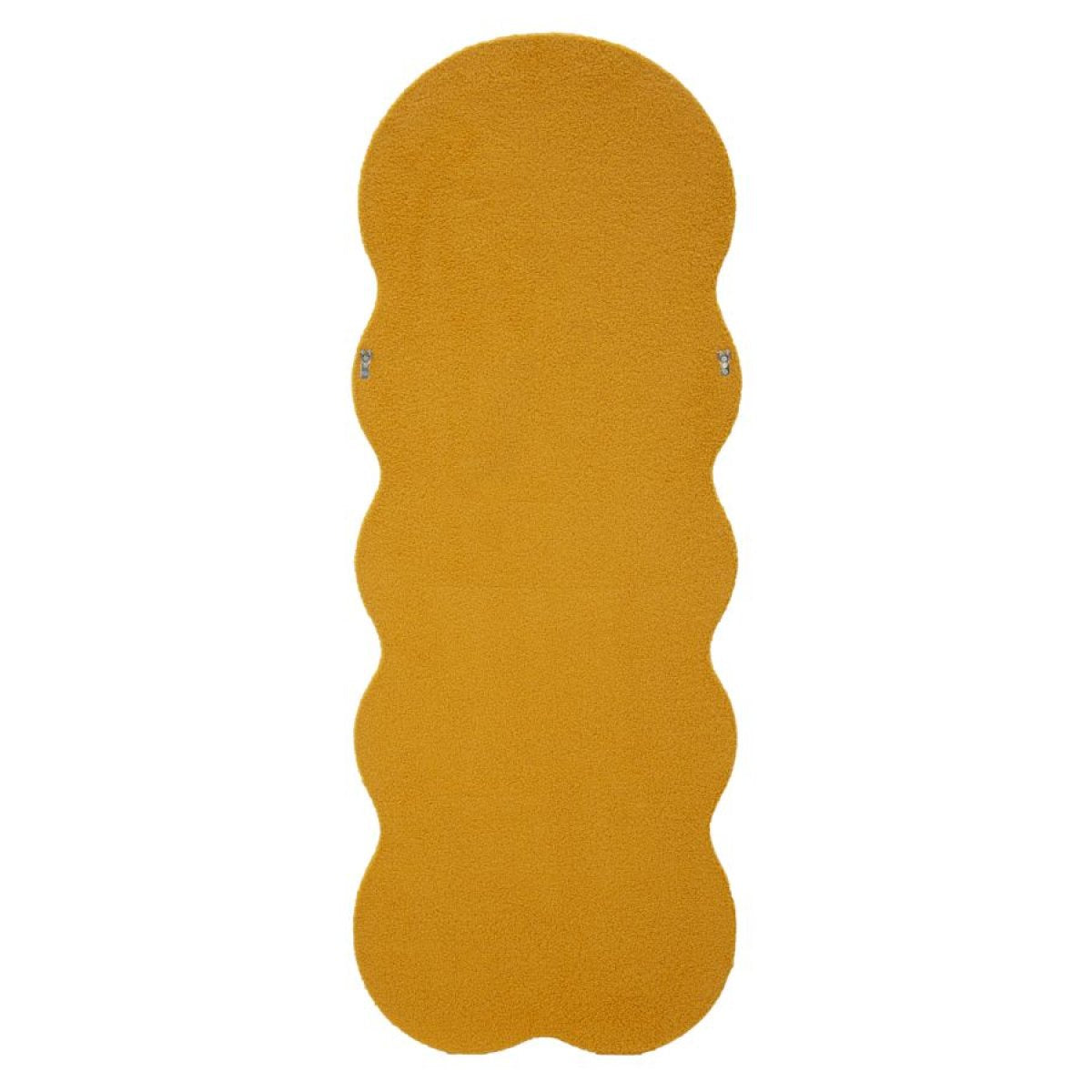 Miroir mural ondulé 60x160 cm Clover Velours Jaune - vue 7