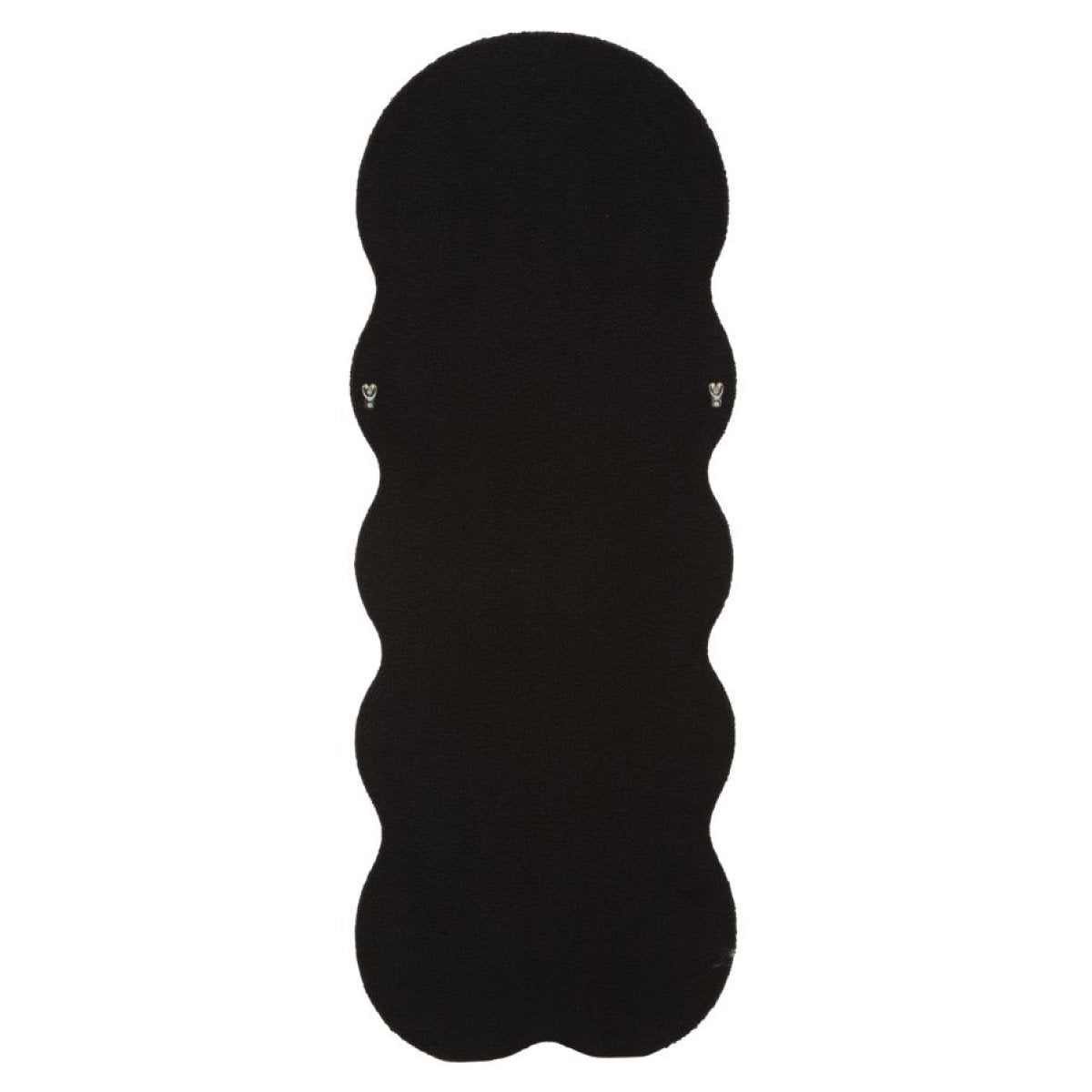 Miroir mural ondulé 60x160 cm Clover Velours Noir - vue 7