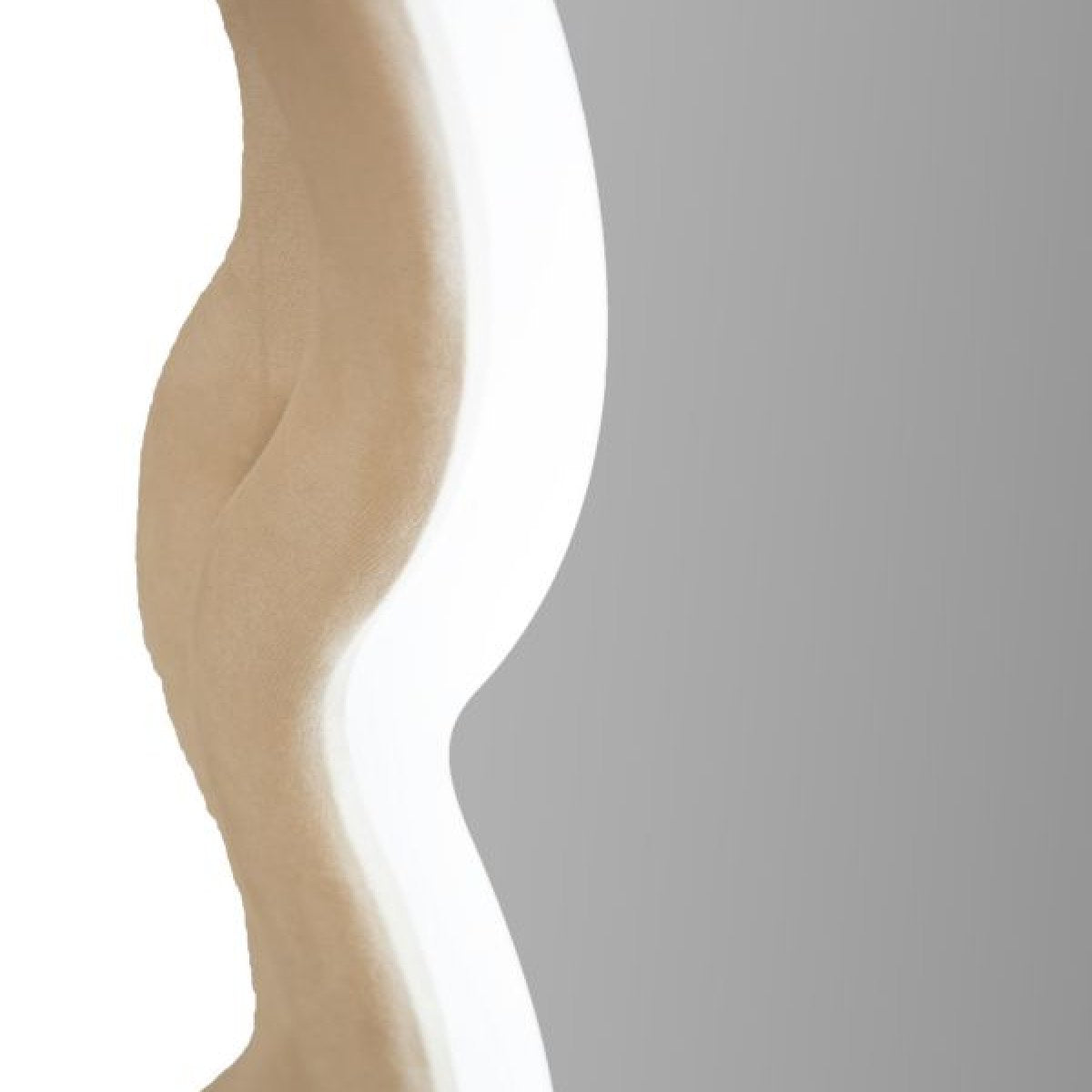 Miroir mural ondulé 60x160 cm LED inclus Clover Velours Crème - vue 4