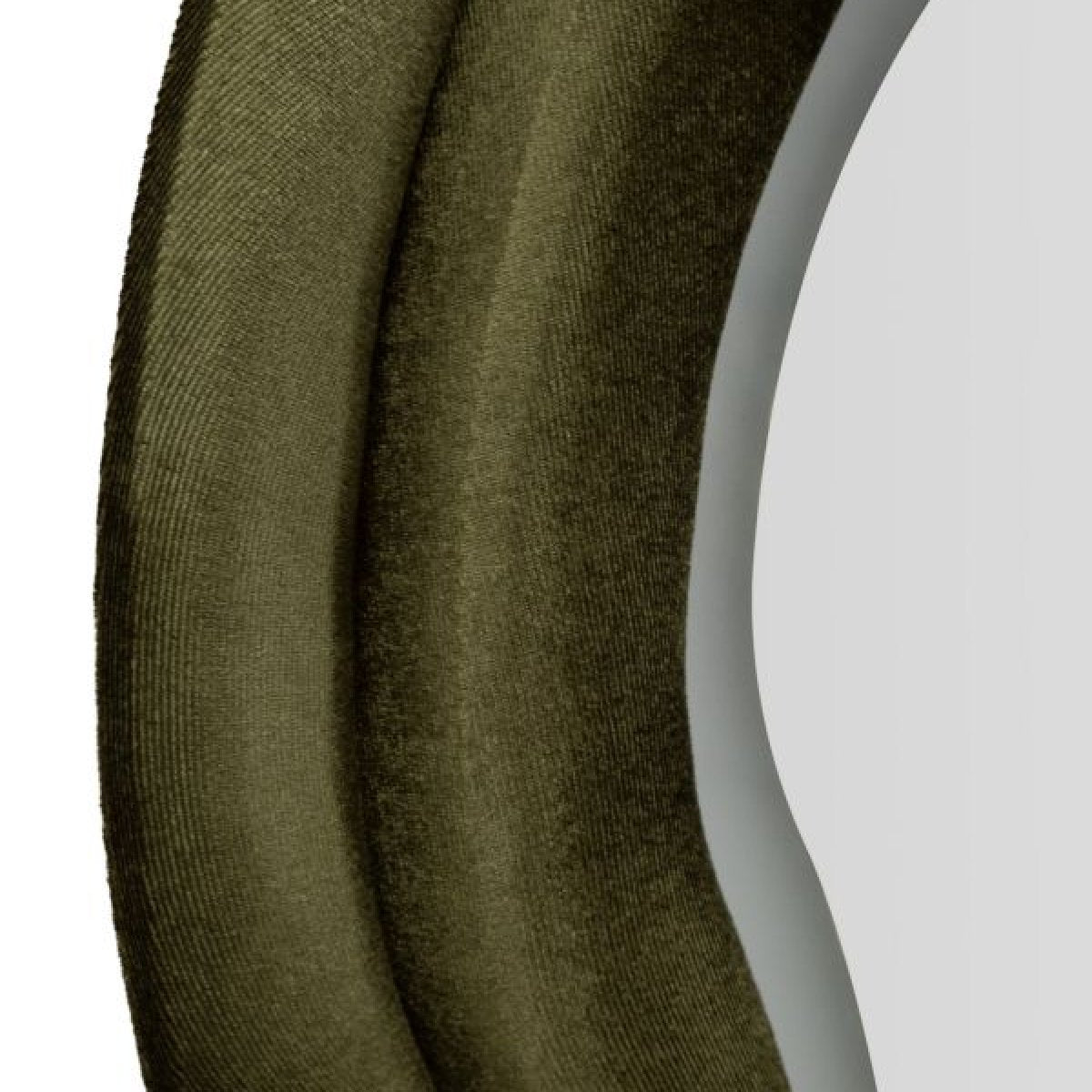 Miroir mural ondulé 60x160 cm LED inclus Clover Velours Vert - vue 4
