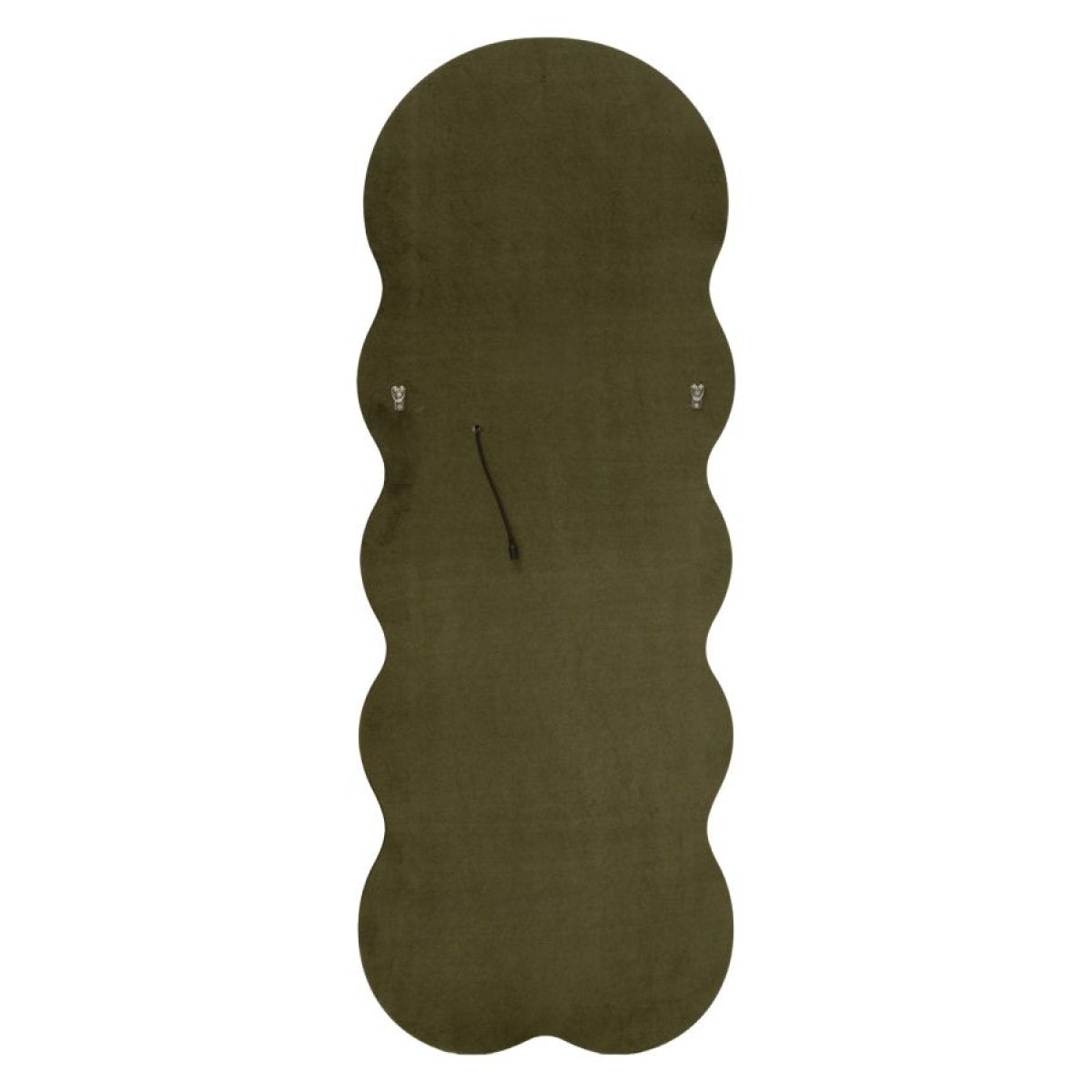 Miroir mural ondulé 60x160 cm LED inclus Clover Velours Vert - vue 6