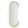 Miroir mural oval 60x160 cm Pamela Velours Crème