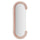 Miroir mural oval 60x160 cm Pamela Velours Rose