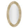 Miroir mural oval 70x120 cm effet travertin Kaël Beige
