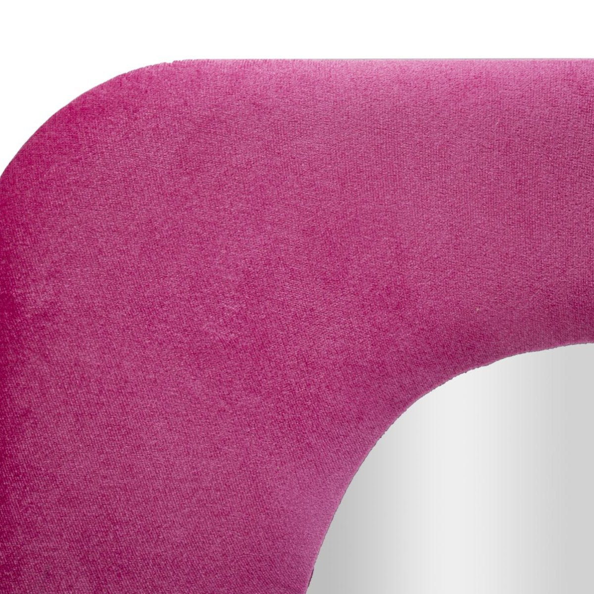 Miroir mural rectangulaire 60x160 cm Mandy Velours Rose - vue 4