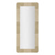 Miroir mural rectangulaire 70x160 cm effet travertin Kaël Beige