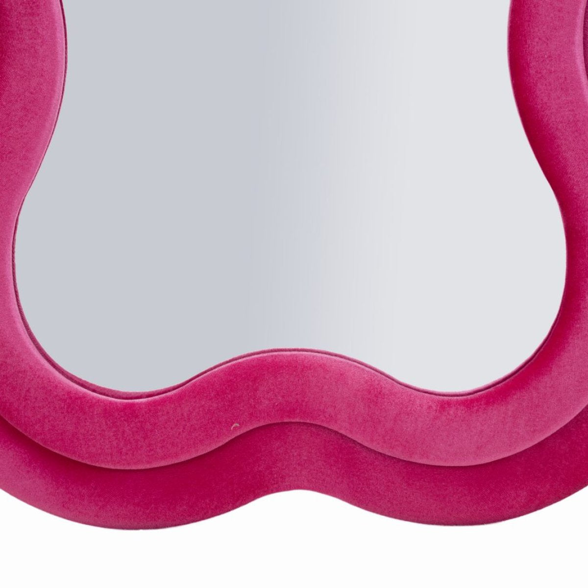 Miroir mural vague 60x160 cm Sam Velours Rose - vue 6