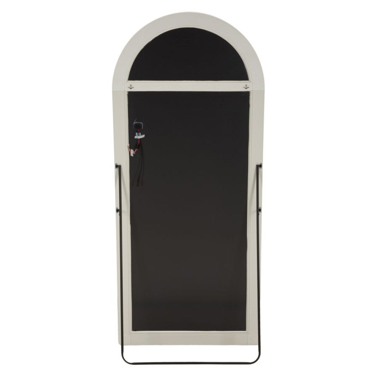 Miroir sur pied ou mural arqué 76x177 cm LED inclus Opaline Argenté - vue 8