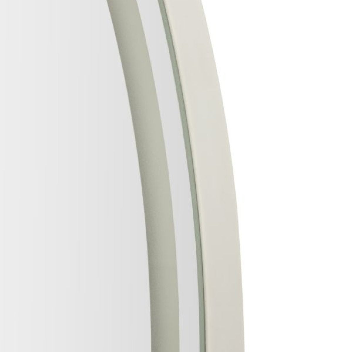 Miroir sur pied ou mural arqué 76x177 cm LED inclus Opaline Argenté - vue 9