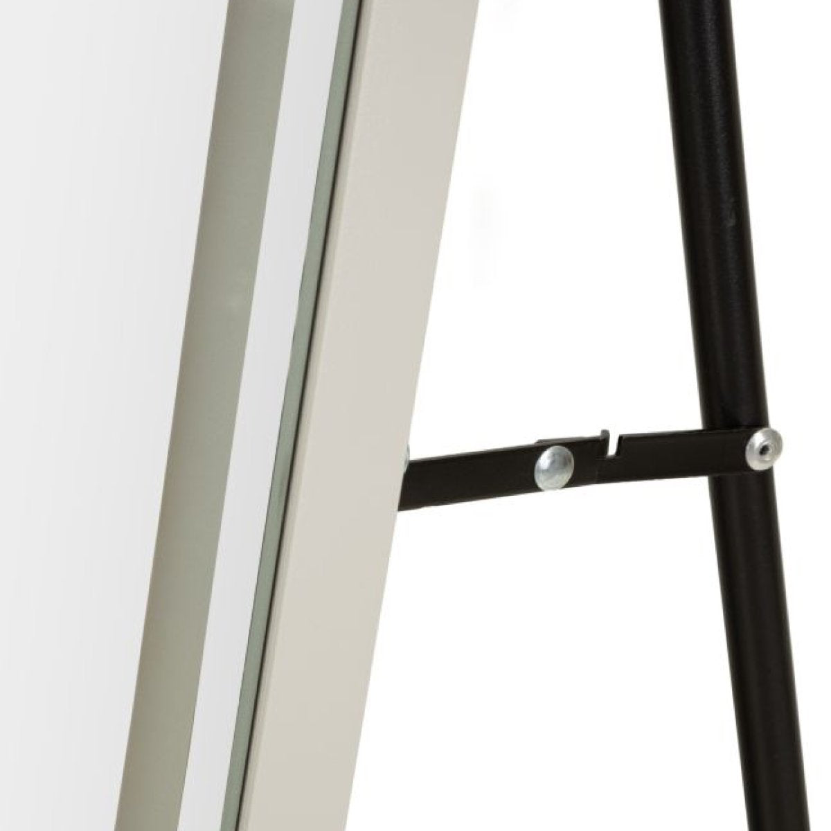 Miroir sur pied ou mural arqué 76x177 cm LED inclus Opaline Argenté - vue 10