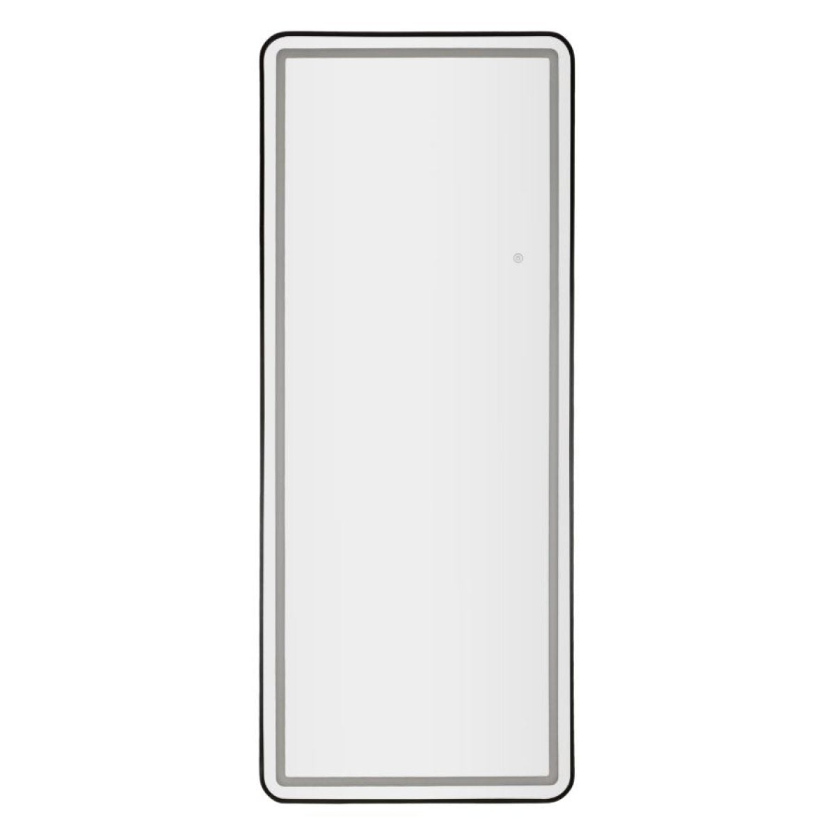 Miroir sur pied ou mural rectangulaire 70x170 cm LED Neva Noir - vue 3