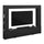 Meuble TV 5 portes 8 niches 260 cm Nala Bois noir