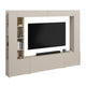 Meuble TV 5 portes 12 niches 260 cm Nala Cachemire