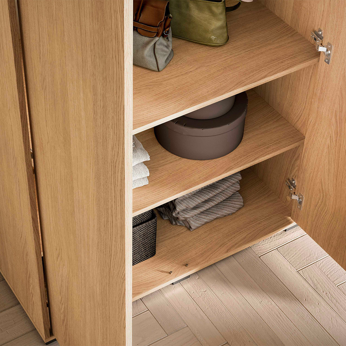 Armoire 2 portes Nila Bois - vue 5