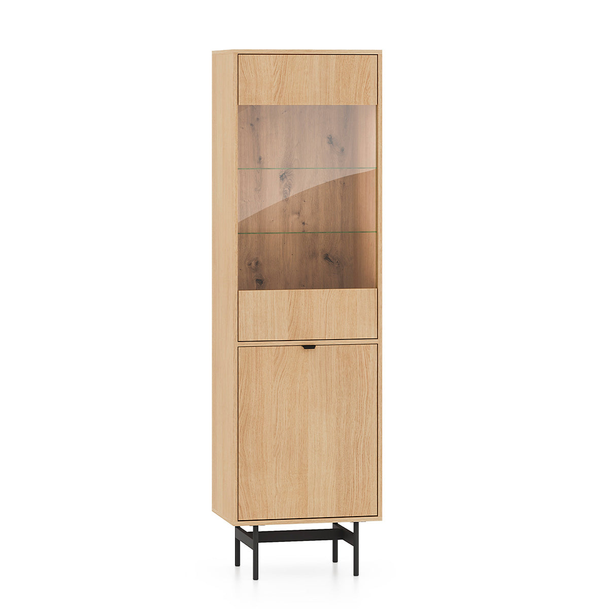Vitrine 2 portes Nila Bois