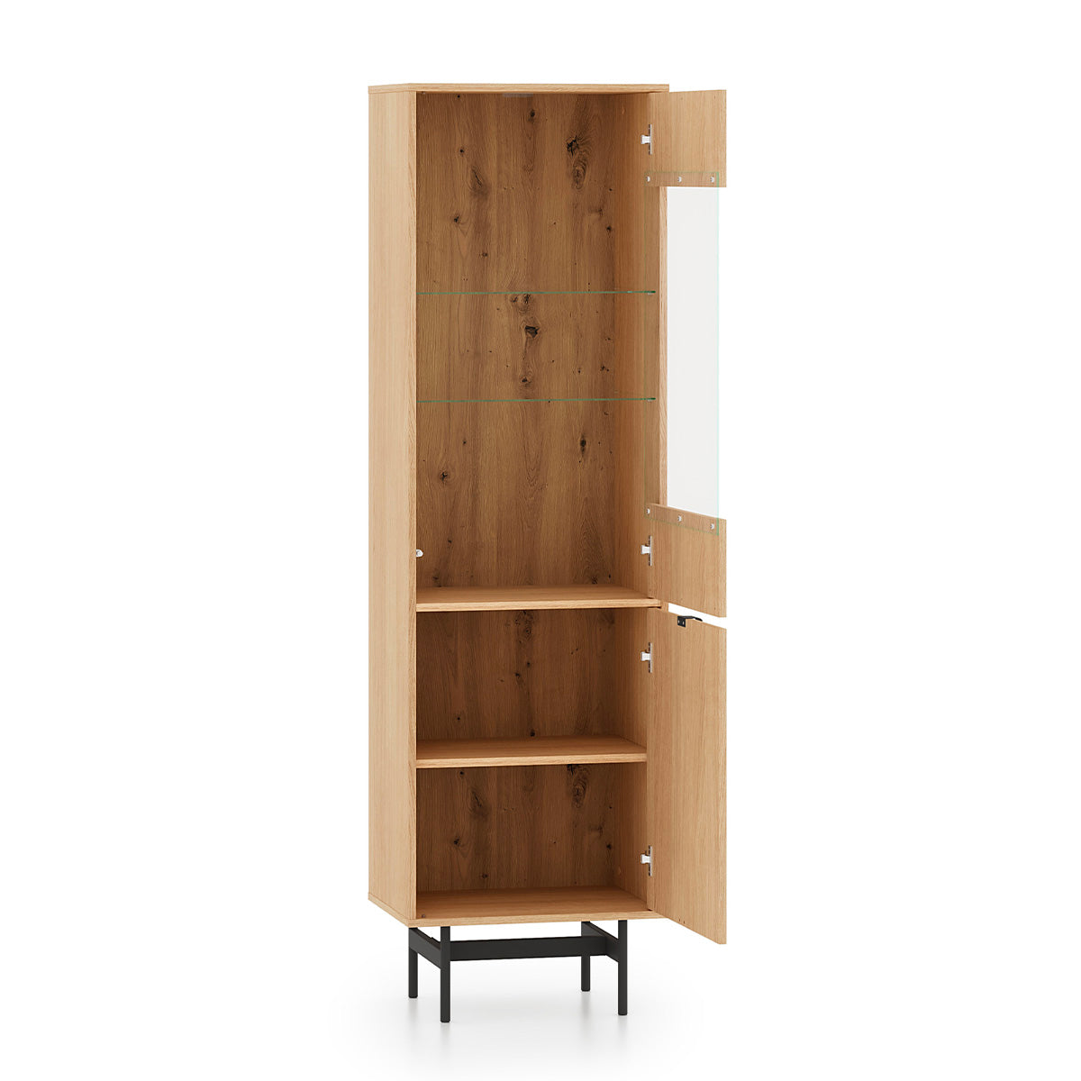 Vitrine 2 portes Nila Bois - vue 7
