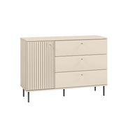 Buffet 1 porte 3 tiroirs Nova Cachemire
