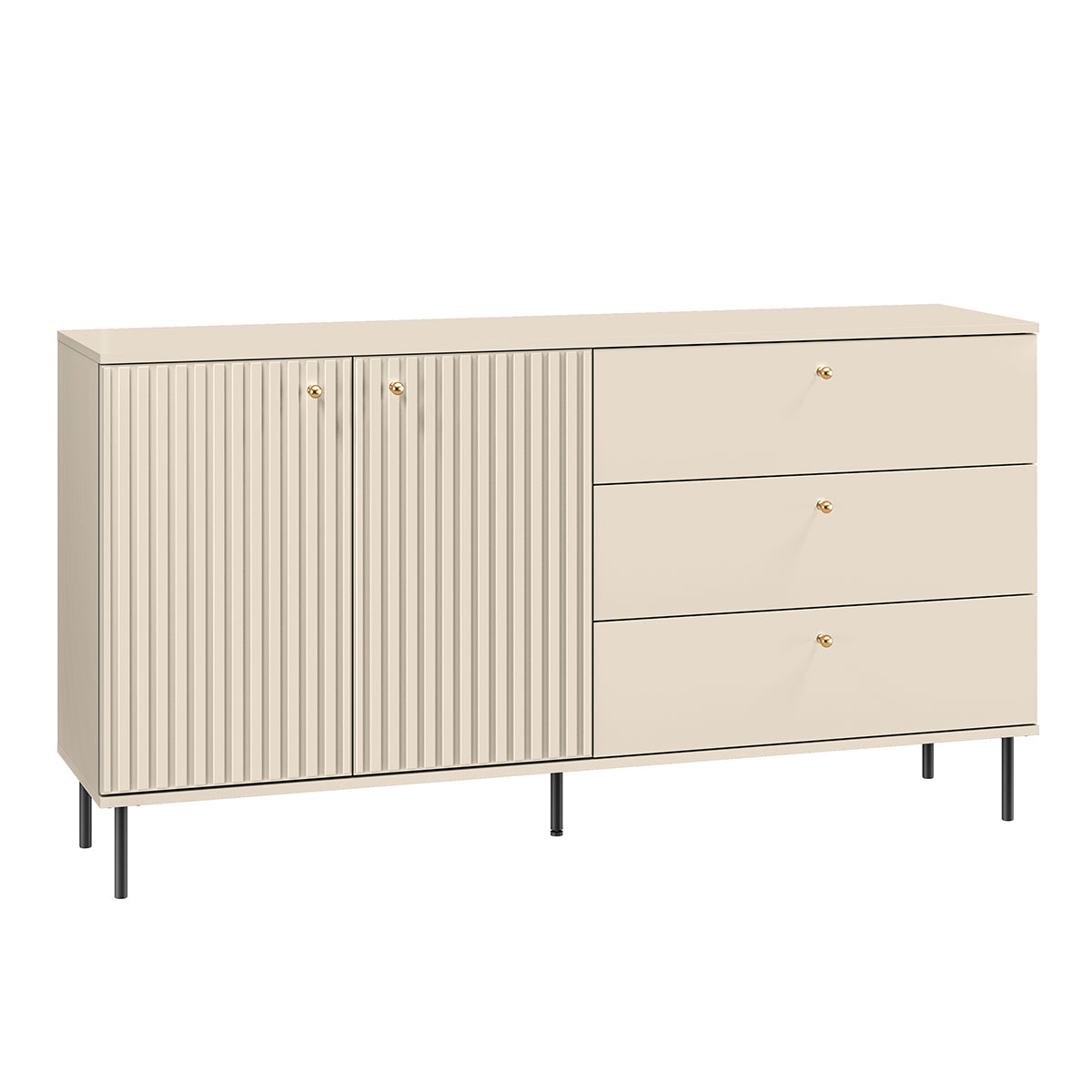 Buffet 2 portes 3 tiroirs Nova Cachemire