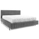 Lit coffre 160x200 sommier inclus Ori Gris foncé