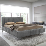 Lit coffre 180x200 sommier inclus Ori Gris foncé - vue 2
