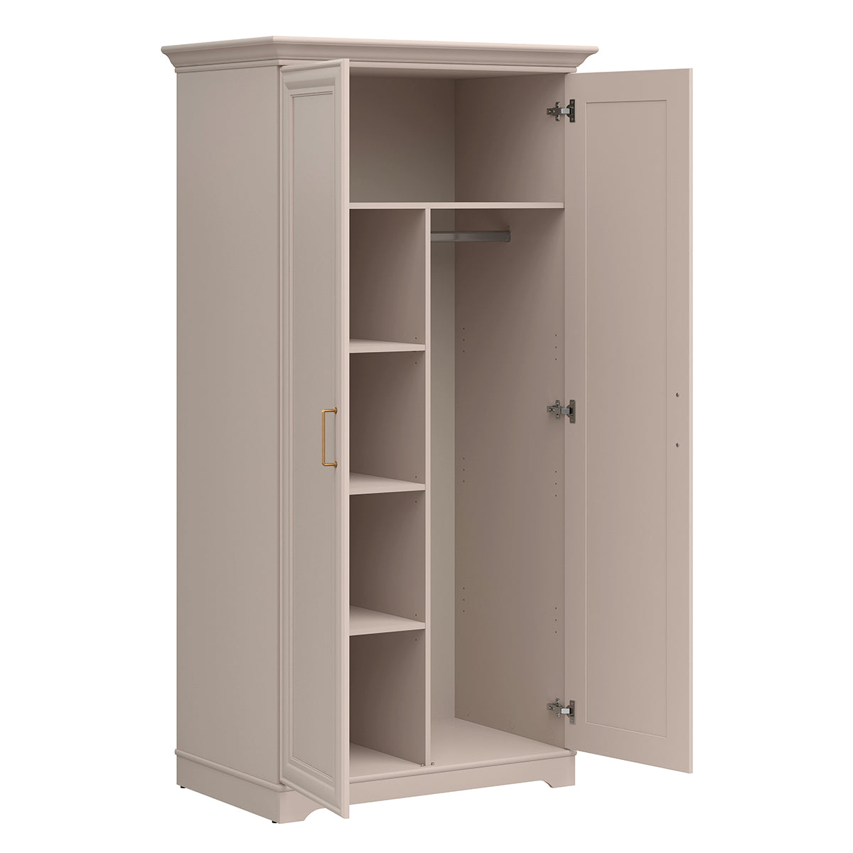 Armoire 2 portes Perle Cachemire - vue 2