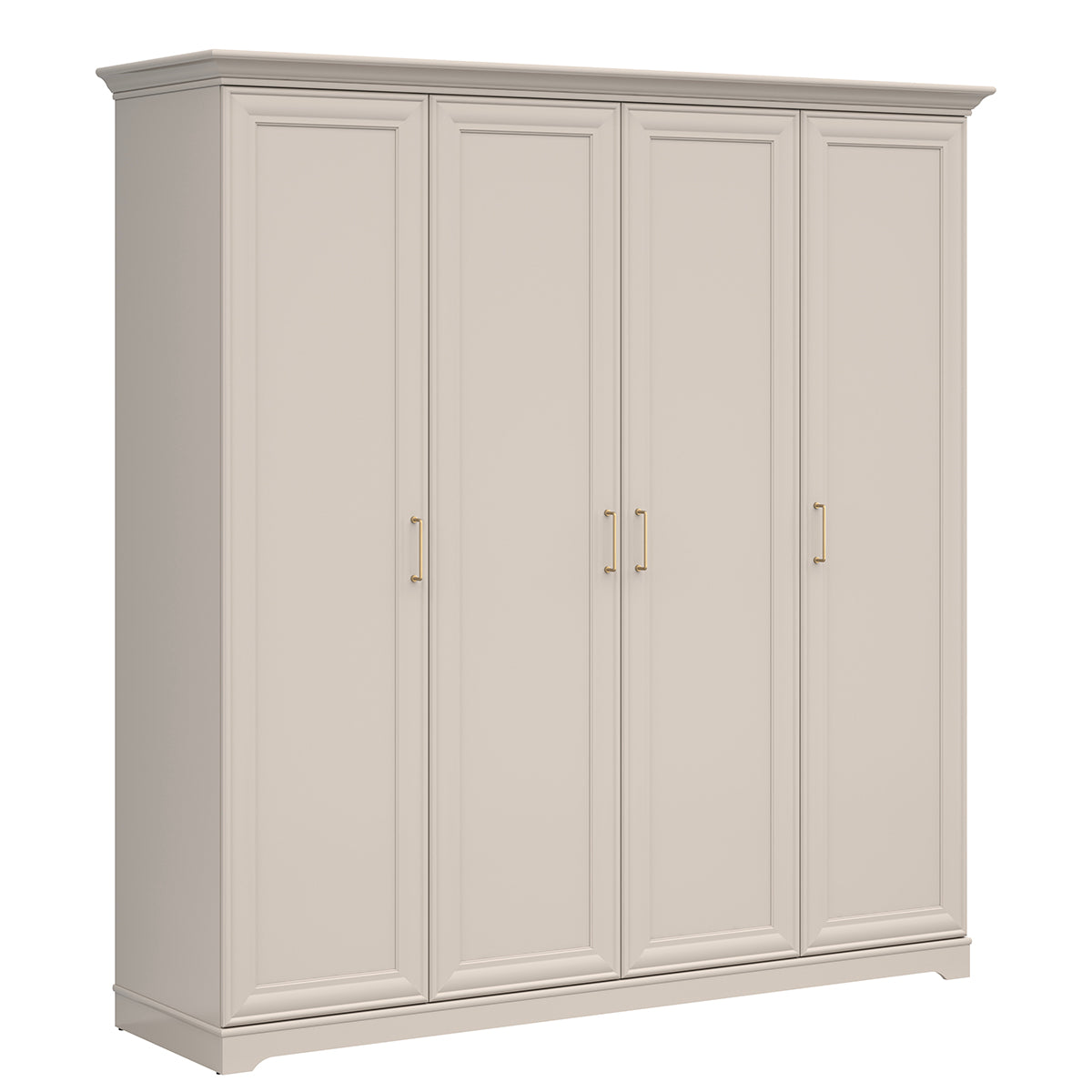 Armoire 4 portes Perle Cachemire
