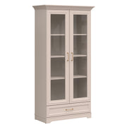 Vaisselier 2 portes 1 tiroir Perle Cachemire