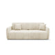 Canapé convertible 3 places avec coffre Dora Beige