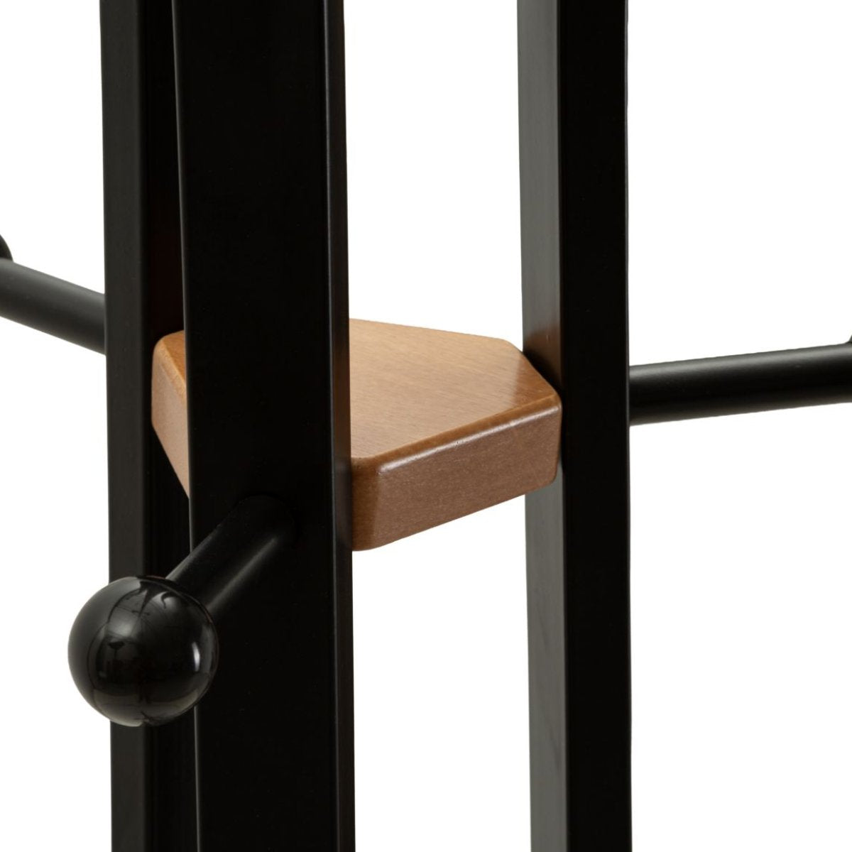 Porte-manteau sur pied 9 patères Eddie Noir - vue 4