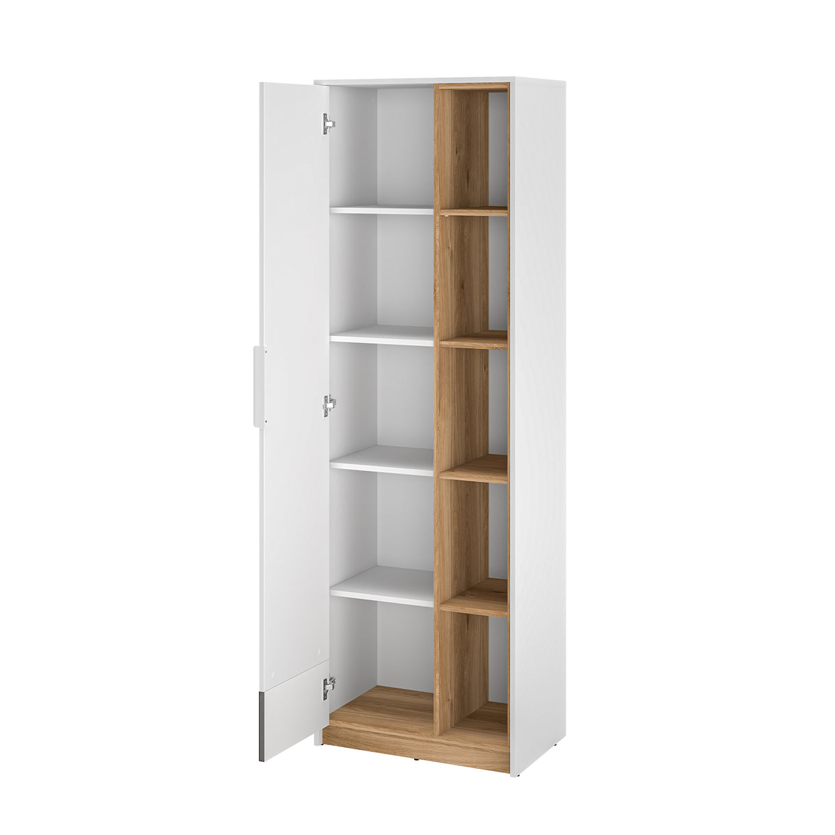 Armoire 1 porte Ronan Blanc - vue 2