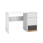 Bureau 1 porte 1 tiroir Ronan Blanc