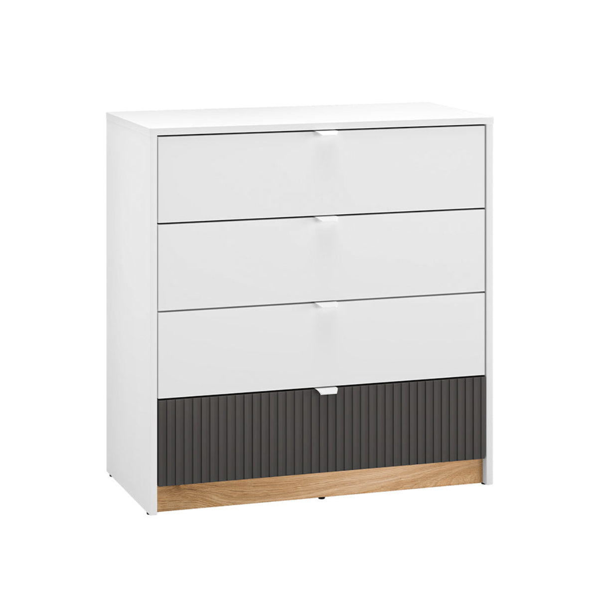 Commode 4 tiroirs Ronan Blanc