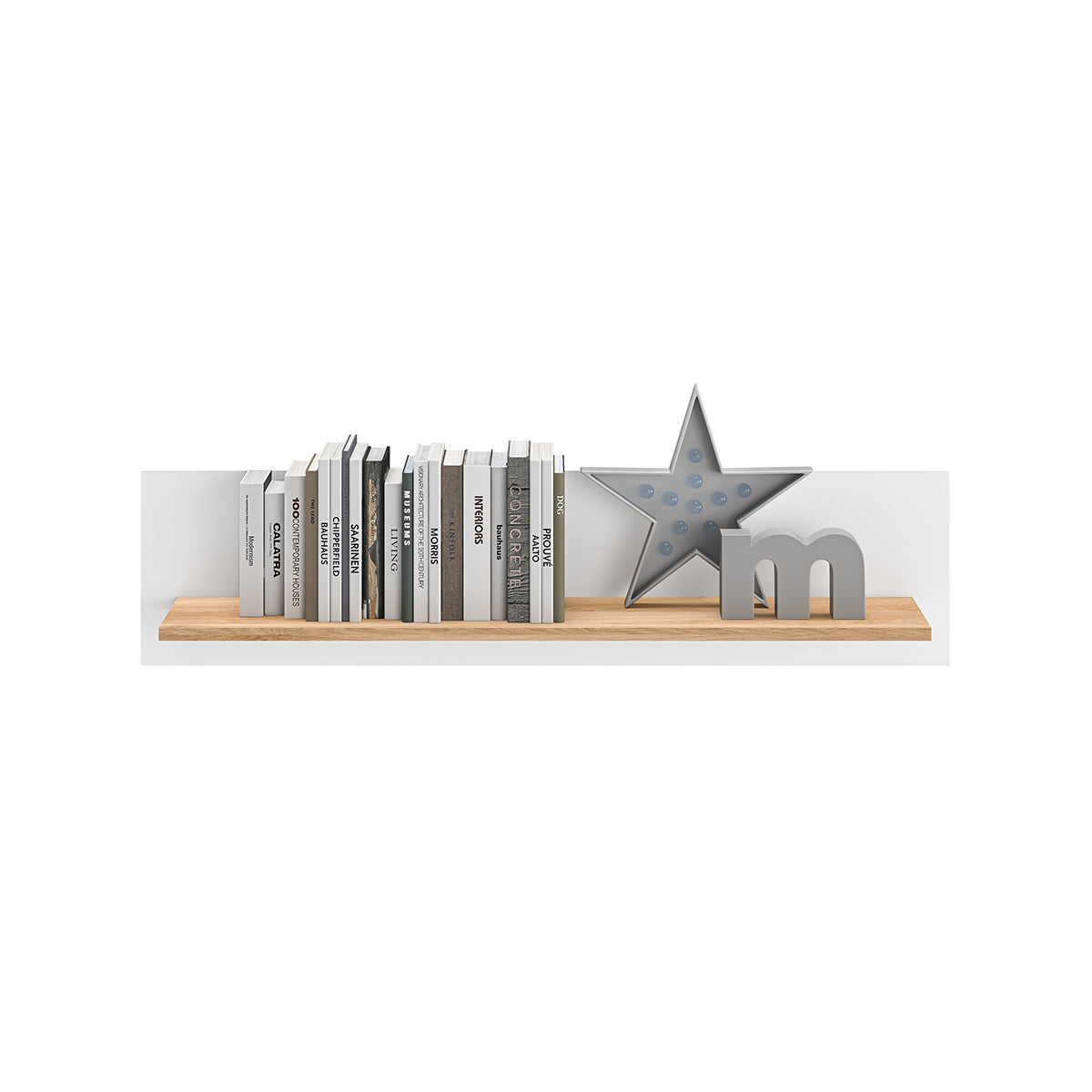 Étagère murale 94cm Ronan Blanc - vue 2