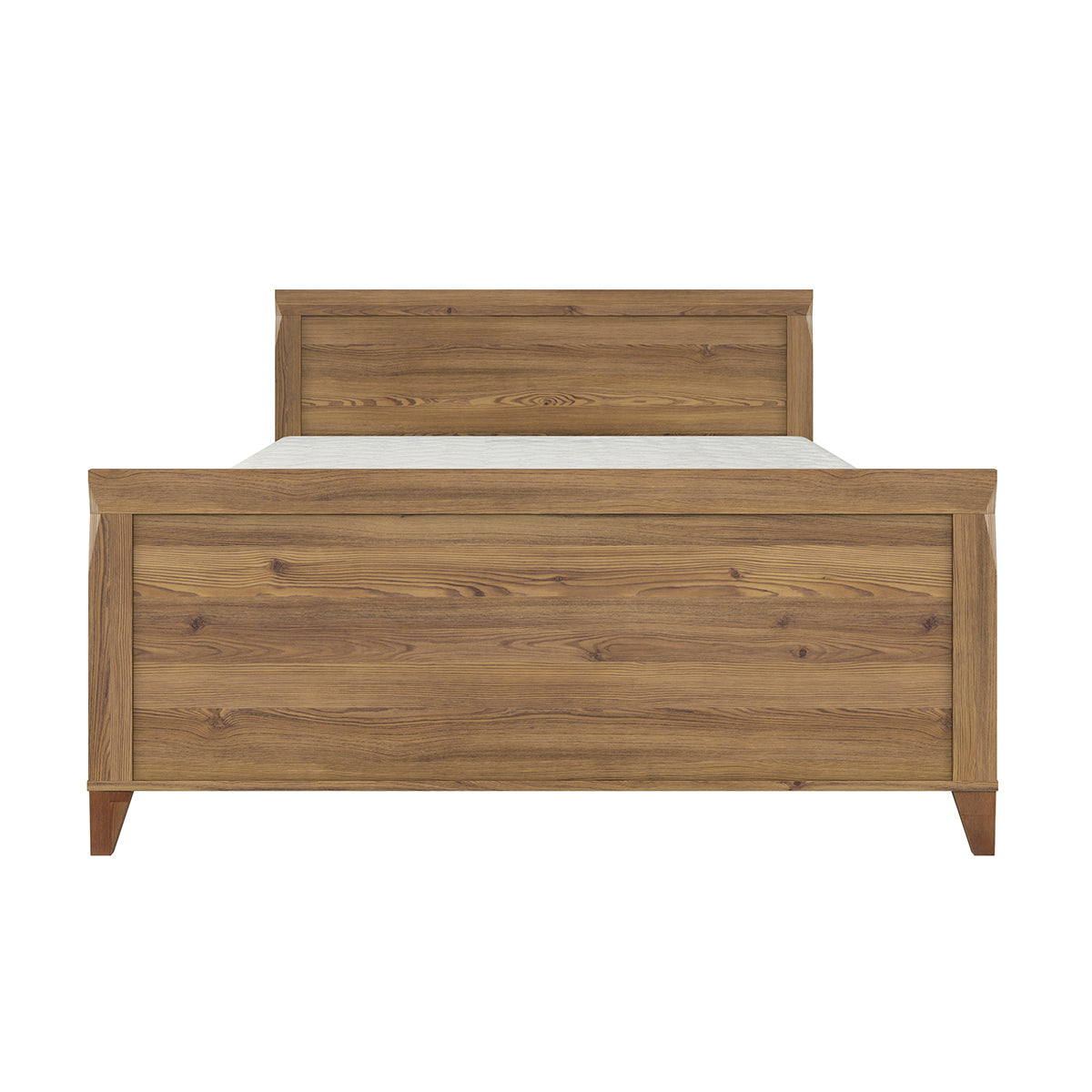 Lit 160x200 sommier inclus Raya Bois - vue 2