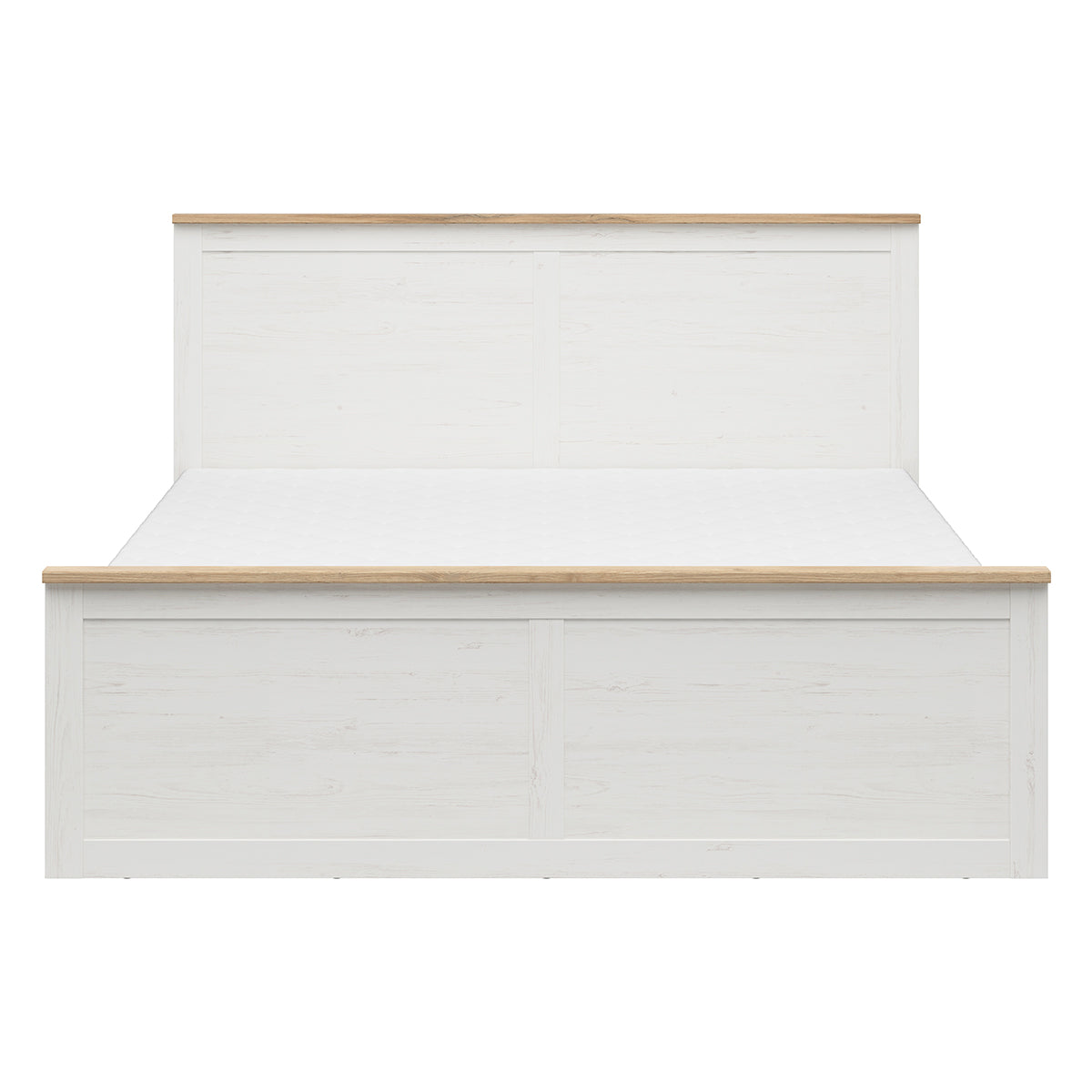 Lit 180x200 sommier inclus Aksel Blanc - vue 2